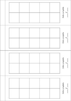 Tens frame reward book by Bright Buttons | TPT