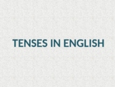 Tenses in Grammar - Full Lesson