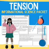Tension: Informational Force & Motion Reading Passage, Wor