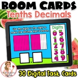 4.NF.6 Tenths Decimals BOOM Cards | Digital Task Cards