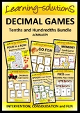 Tenths and Hundredths - 7 Games to Master Beginning Decimals