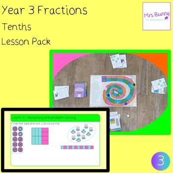 Preview of Tenths lesson (Year 3 Fractions)