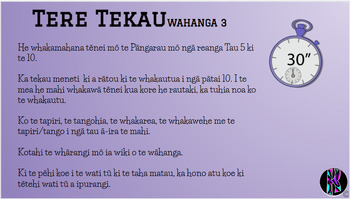 Preview of Tere Tekau- Pāngarau (Whakamahana) Term 3