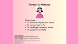 Spanish Rhyme: Teresa La Princesa Smartboard activity