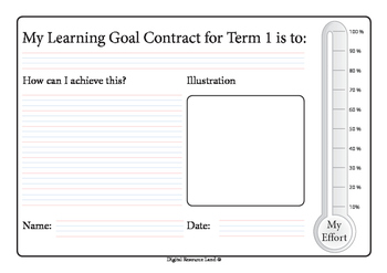 Preview of Term Goal Contract - Whole Year (Percentage)