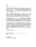 Termination Letter for Child Care