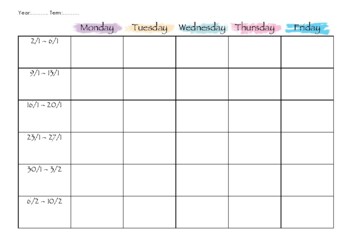 Termly Lesson Planner by Tia Arnold | TPT
