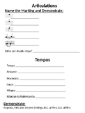 Terms and Symbols Quiz Music