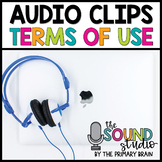 Terms of Use for Audio Clips by The Primary Brain