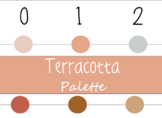 Terracotta Color Number Line 0-50