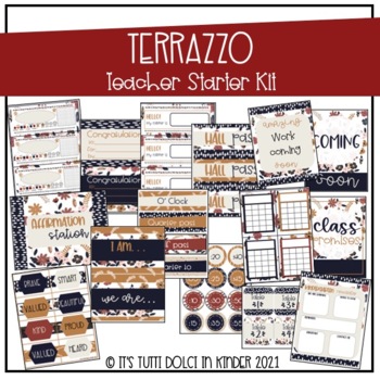 Preview of Terrazzo Teacher Starter Kit