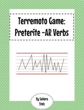 Preview of Terremoto Game: Preterite -AR Verbs