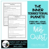 Terrestrial/Inner Planets Webquest