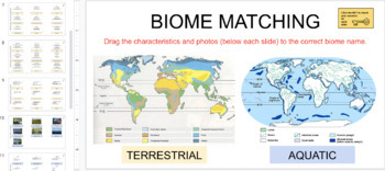Preview of Terrestrial and Aquatic Biomes Matching - AP Environmental Science