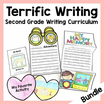 Preview of Terrific Writing Second Grade Writing Curriculum - 2nd Grade Writing Units