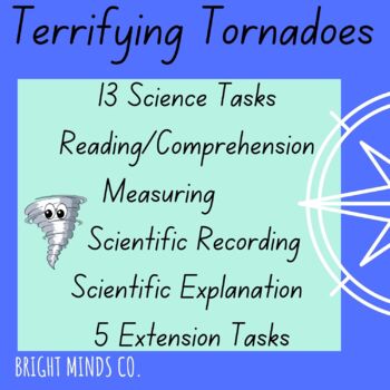 Preview of Terrifying Tornadoes! STEM/Literacy/Enrichment Anchor Activity Years 1, 2, 3
