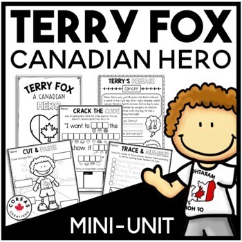 Preview of Terry Fox Activities for Grade 1