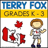 Terry Fox Activities for Grades K-3, Marathon of Hope Canada