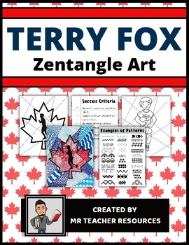 Preview of Terry Fox Art - Zentangle