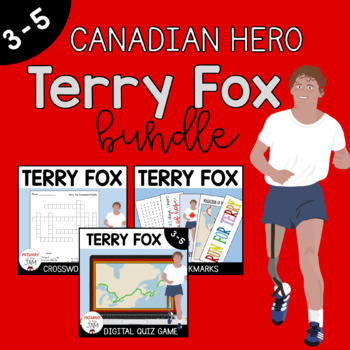 Preview of Terry Fox BUNDLE for Grades 3 - 5