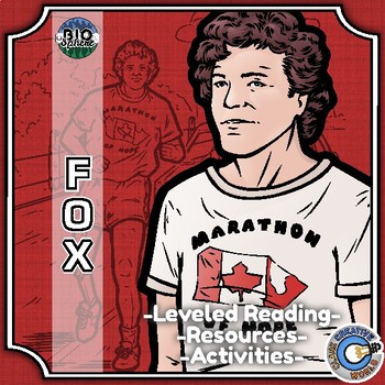 Preview of Terry Fox Biography - Reading, Digital INB, Slides & Activities