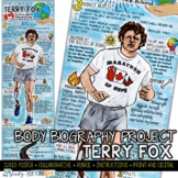 Terry Fox, Canadian Hero, Humanitarian, Body Biography Project