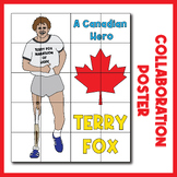 Terry Fox - Collaborative Poster Coloring pages, Marathon 