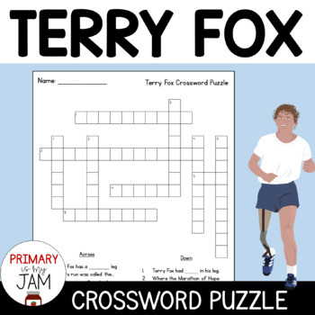 Preview of Terry Fox Crossword Puzzle