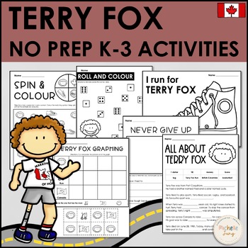 Preview of Terry Fox - Differentiated K-3 No Prep Activities