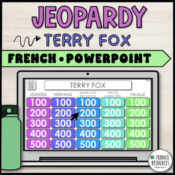 Preview of Terry Fox Jeopardy game in French