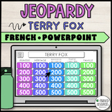 Terry Fox Jeopardy game in French