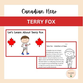 Preview of Terry Fox Lesson and Activities