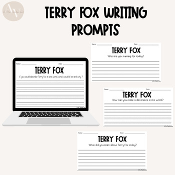Preview of Terry Fox Writing Activities