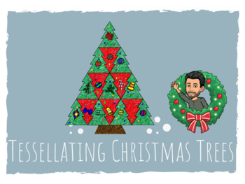 Preview of Tessellating Christmas Trees - STEM activity