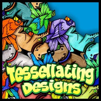 Preview of Tessellating Designs - Art & Geometry Activity