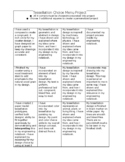 Tessellation Choice Menu Project: Makerspace, Graphic Arts