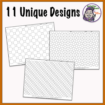 Tessellation Printable Worksheets by Activities to Teach | TpT