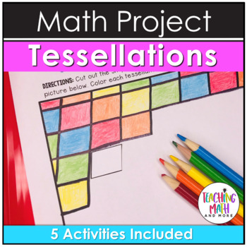 Preview of Tessellations Project Middle School Math