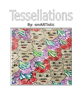 Preview of Tessellations Step-by-Step Lesson and Worksheets