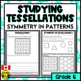 Tessellations Worksheets | Symmetry, Congruent Shapes and 