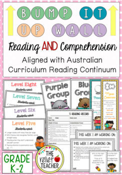 Preview of Bump it Up Wall *Reading AND Comprehension Bundle* Australian Curriculum (K-2)