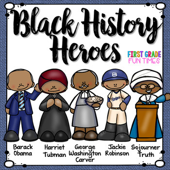 Preview of Black History Month Activities Printable Readers with Writing Activities