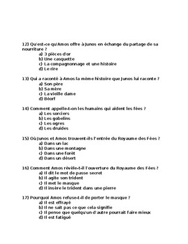 Test Amos Daragon: Porteur de Masques (Ch. 7-12) En français | TPT