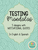 Test Anxiety Mandalas English and Spanish