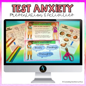 Preview of Test Anxiety presentation and activities | Google Slides