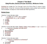 Test Banks for Paso a Paso 2 Chapters (Word docs)