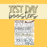 Test Boosters | Positivity Statements for Students on Test Days