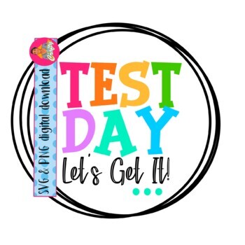 Preview of Test Day Texas Test clip art SVG PNG sublimation/digital download