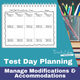 Test Day Planning for SPED Students