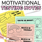 Motivational Testing Notes & Test Encouragement Notes for 